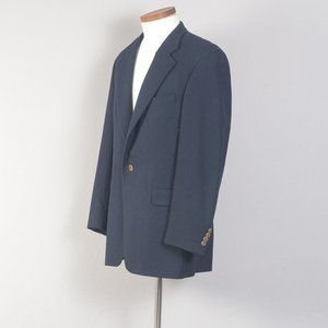 Chaps Ralph Lauren Men's Coat Blazer Blue Wool 40